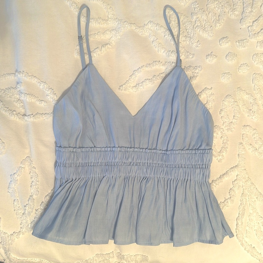 Island Gypsy light blue flair tank